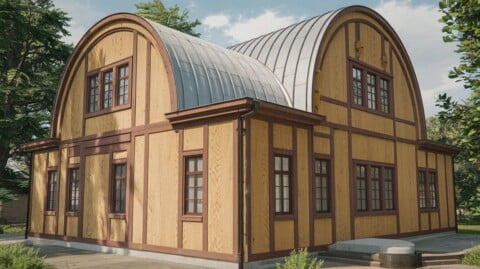 When was Plywood first used in Germany