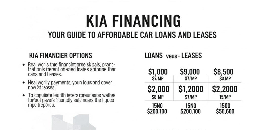 Kia Financing: Your Guide to Affordable Car Loans and Leases 2 Kia Financing